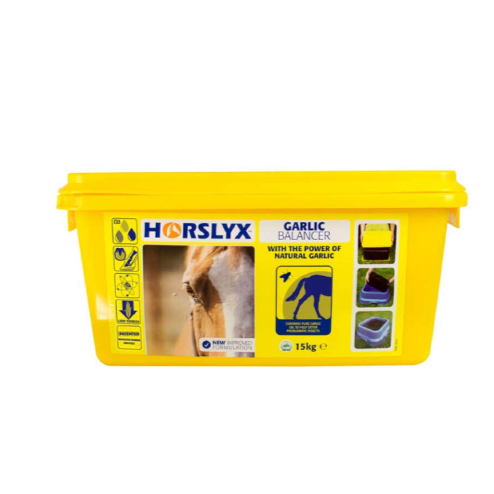 HORSE LICK HORSLYX GARLIC 15KG