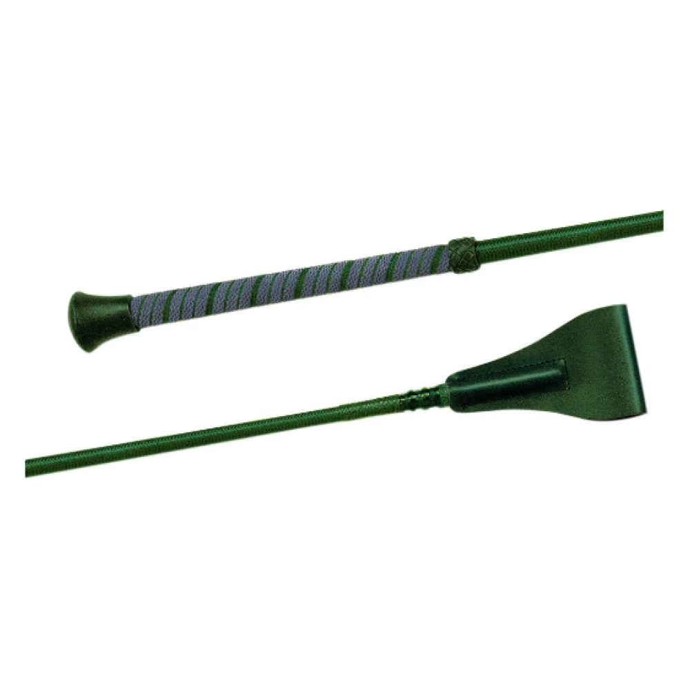 STEKAS FLECK WOVEN NYLON COVER WRAPPED GRIP PVC CAP (Žalia)