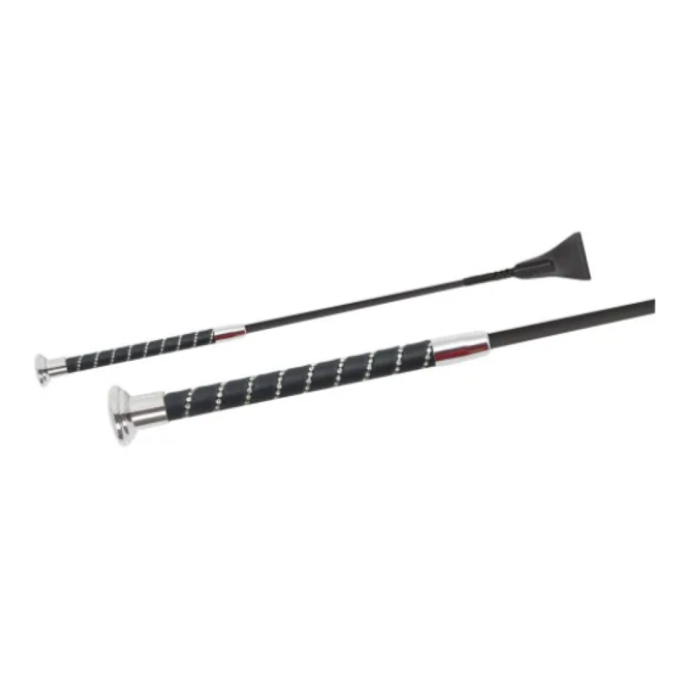 STEKAS FLECK SILKTOUCH FIBERGLAS CORE CRYSTAL WRAPED GRIP CHORME