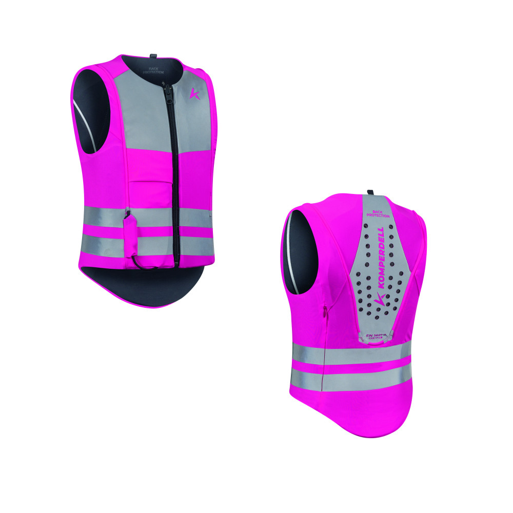 APSAUGINĖ LIEMENĖ VAIKAMS BALLISTIC HIGH VISIBILITY FLEX FIT (Rožinė/juoda)-6