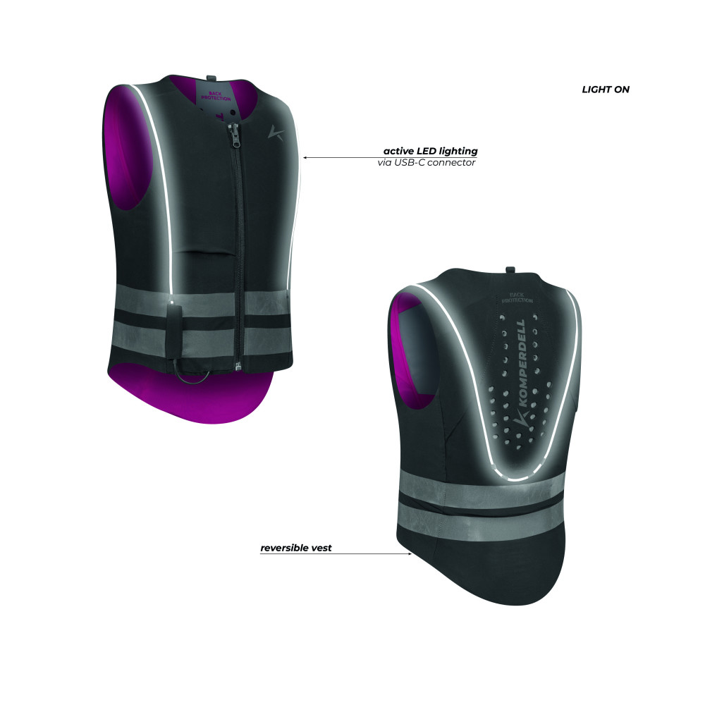 APSAUGINĖ LIEMENĖ VAIKAMS BALLISTIC HIGH VISIBILITY FLEX FIT (Rožinė/juoda)-6