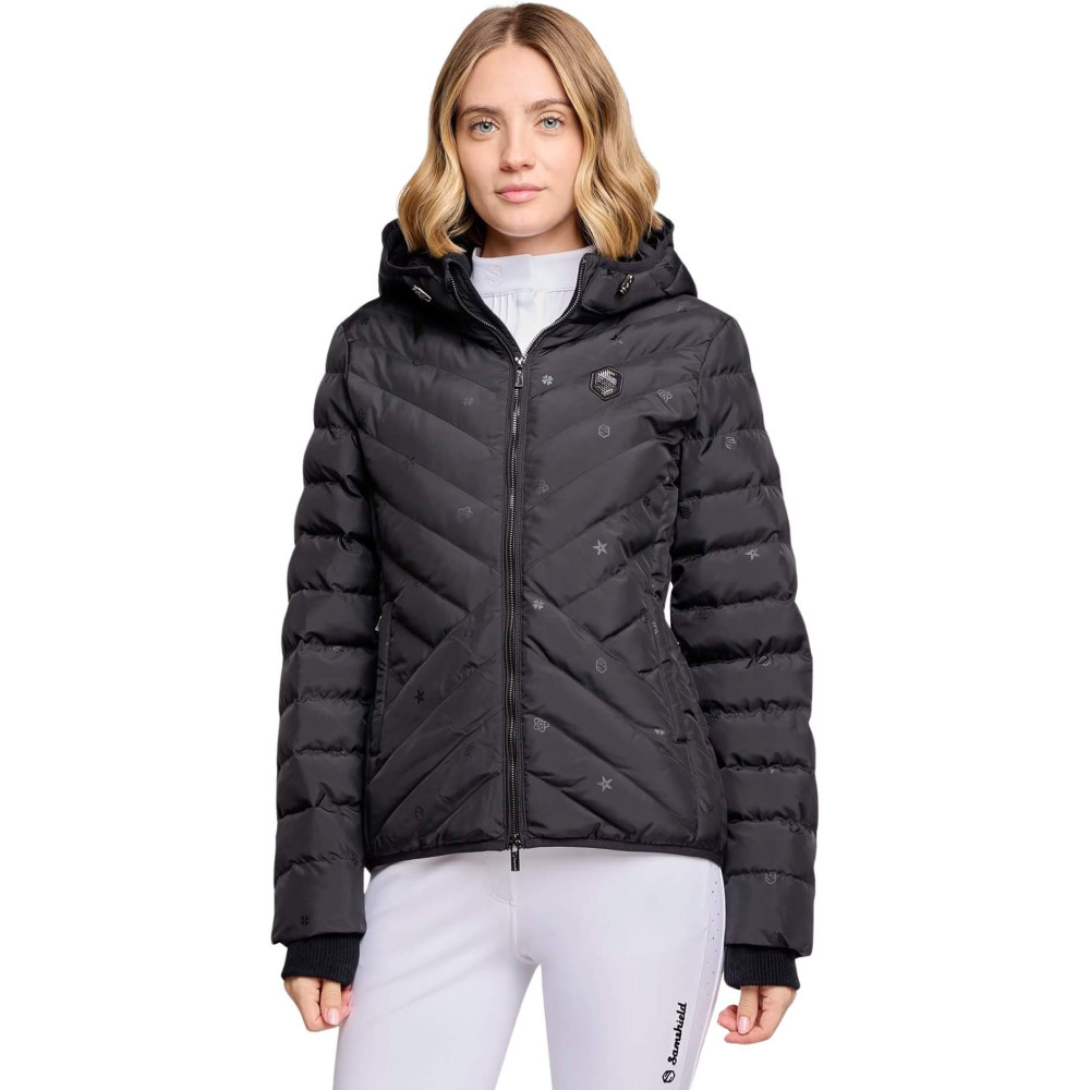 RIDING JACKET SAMSHIELD COURCHEVEL EMBLEM EDITION  (Black)