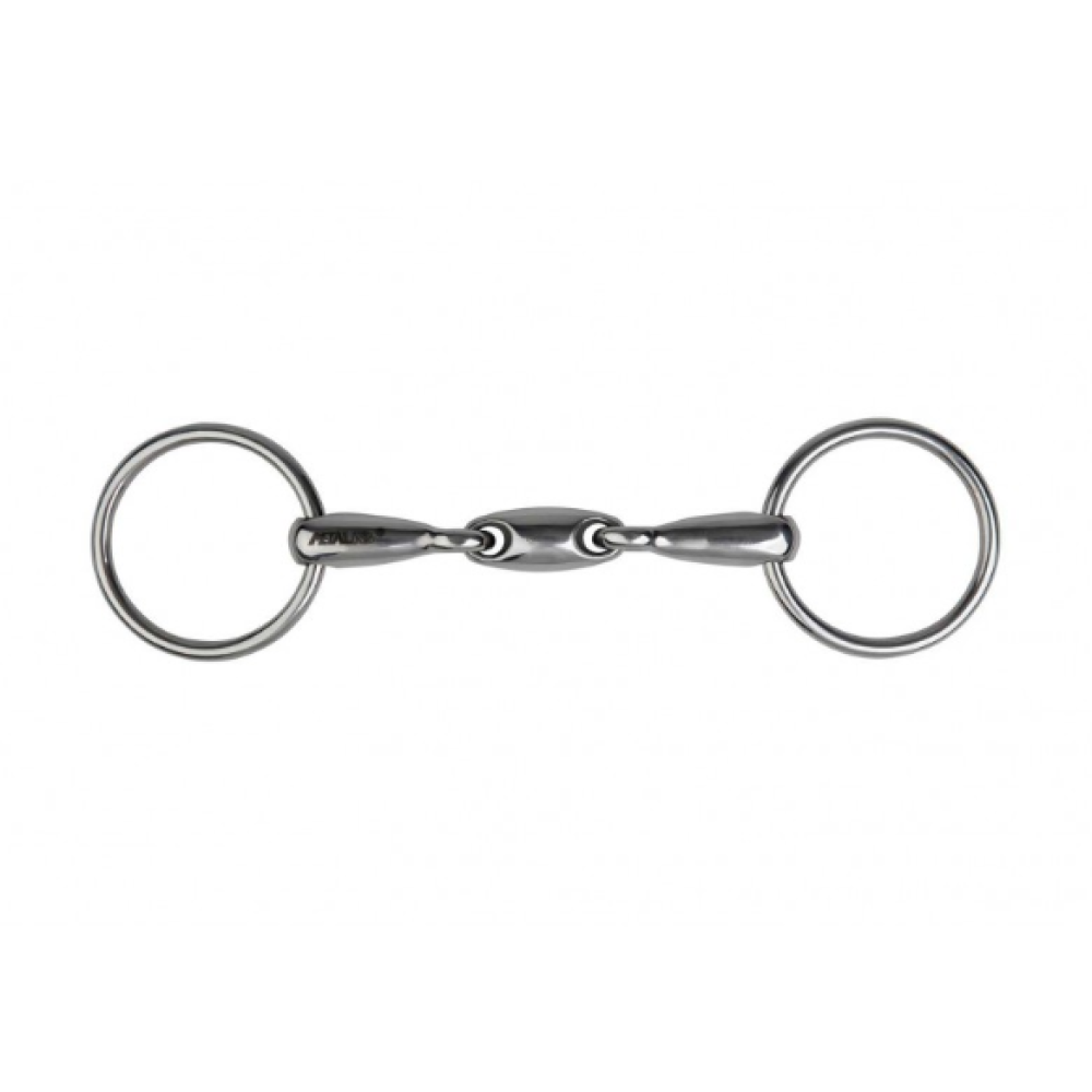 ŽĄSLAI METALAB DOUBLE BROKEN SNAFFLE 18MM (Bandomieji)