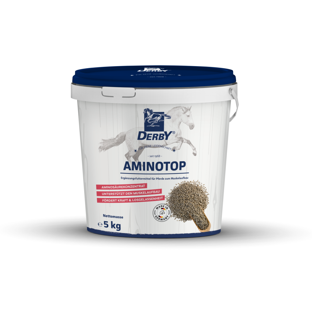 АМИНОКИСЛОТНАЯ ДОБАВКА ДЛЯ ЛОШАДЕЙ DERBY® AMINOTOP 5KG