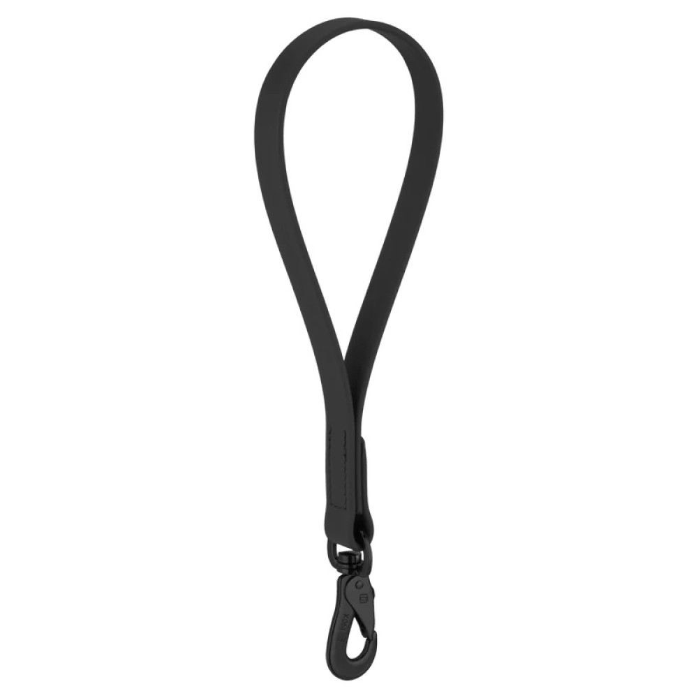 SHORT DOG LEASH SPRENGEN BIOTHANE (black) 