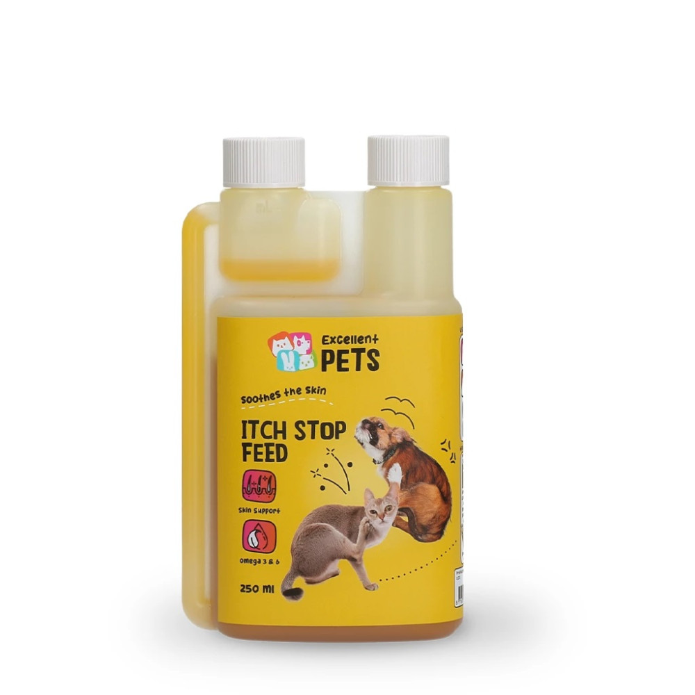 SUPPLEMENT EXCELLENT PETS ITCH STOP FEED 250ML