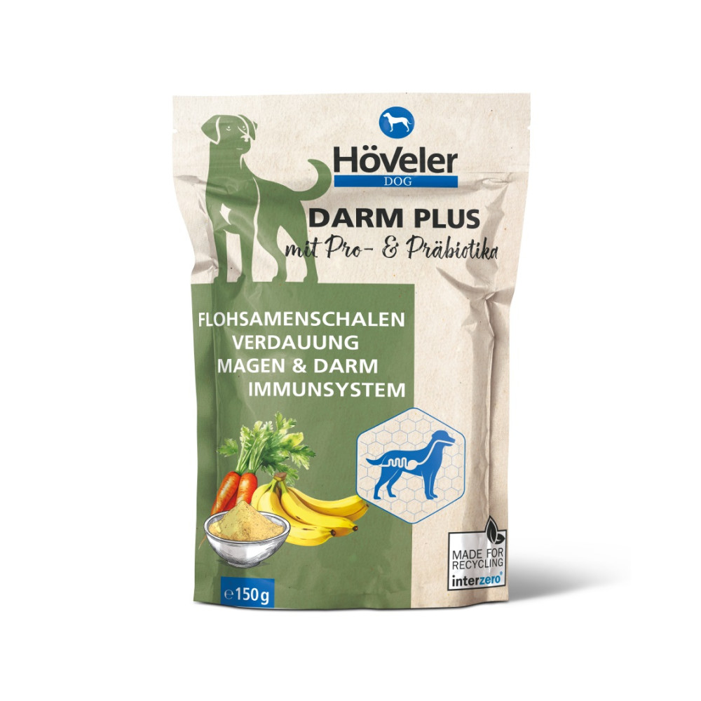 PAPILDAI ŠUNIMS HÖVELER DARM PLUS 150G
