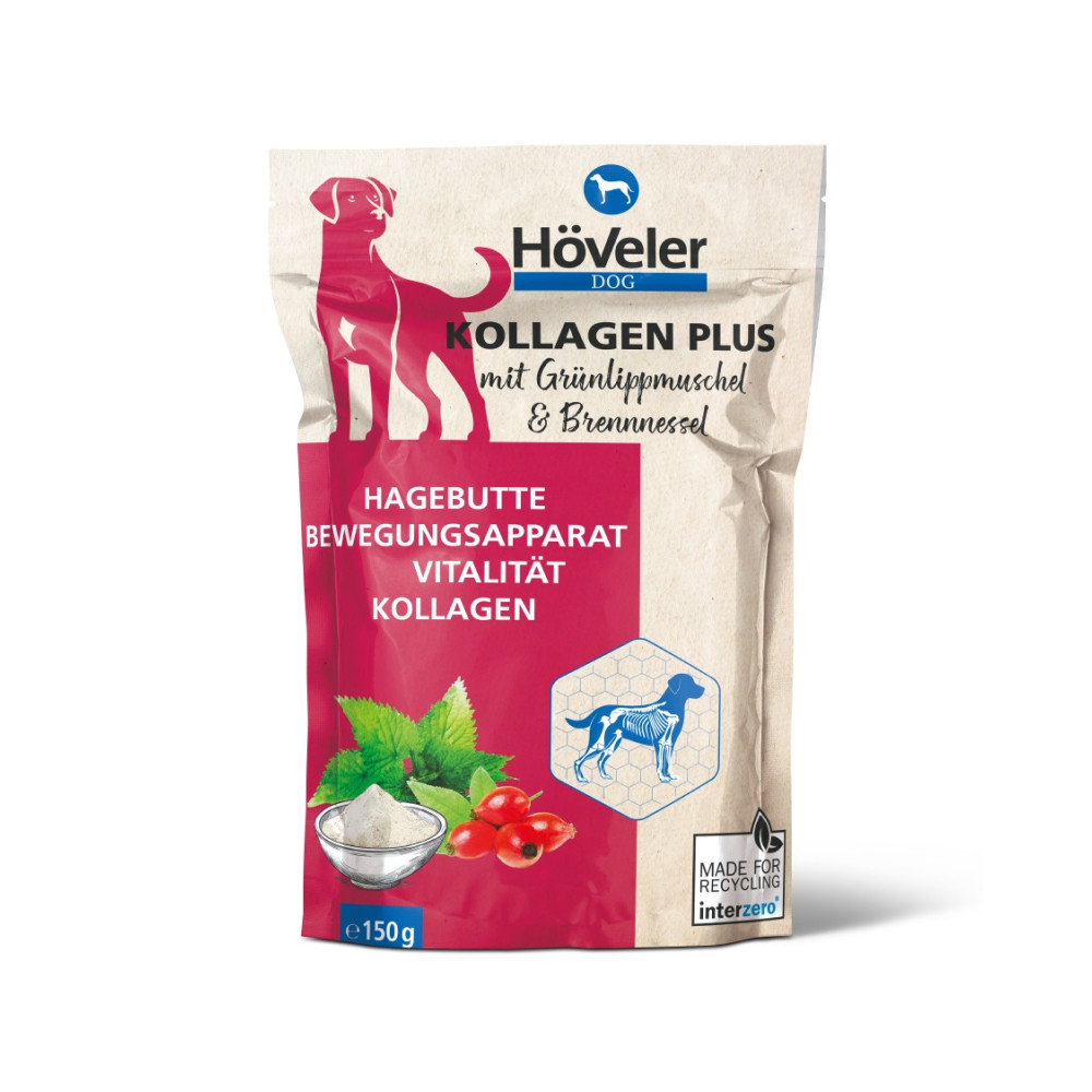 PAPILDAI ŠUNIMS HÖVELER KOLLAGEN PLUS 150 G