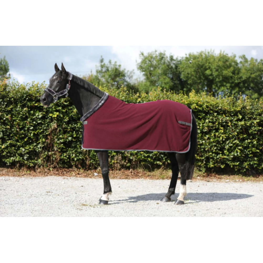 PRAKAITINĖ GŪNIA BUCAS FLEECE RUG SHOW-LINE 400 (Burgundy)