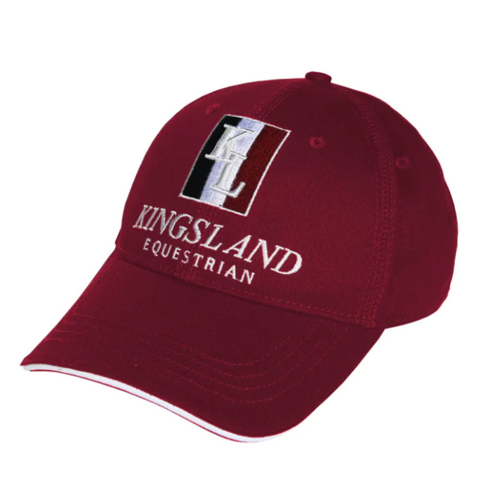 KEPURĖ KINGSLAND CLASSIC CAP WITH LOGO (Burgundy)