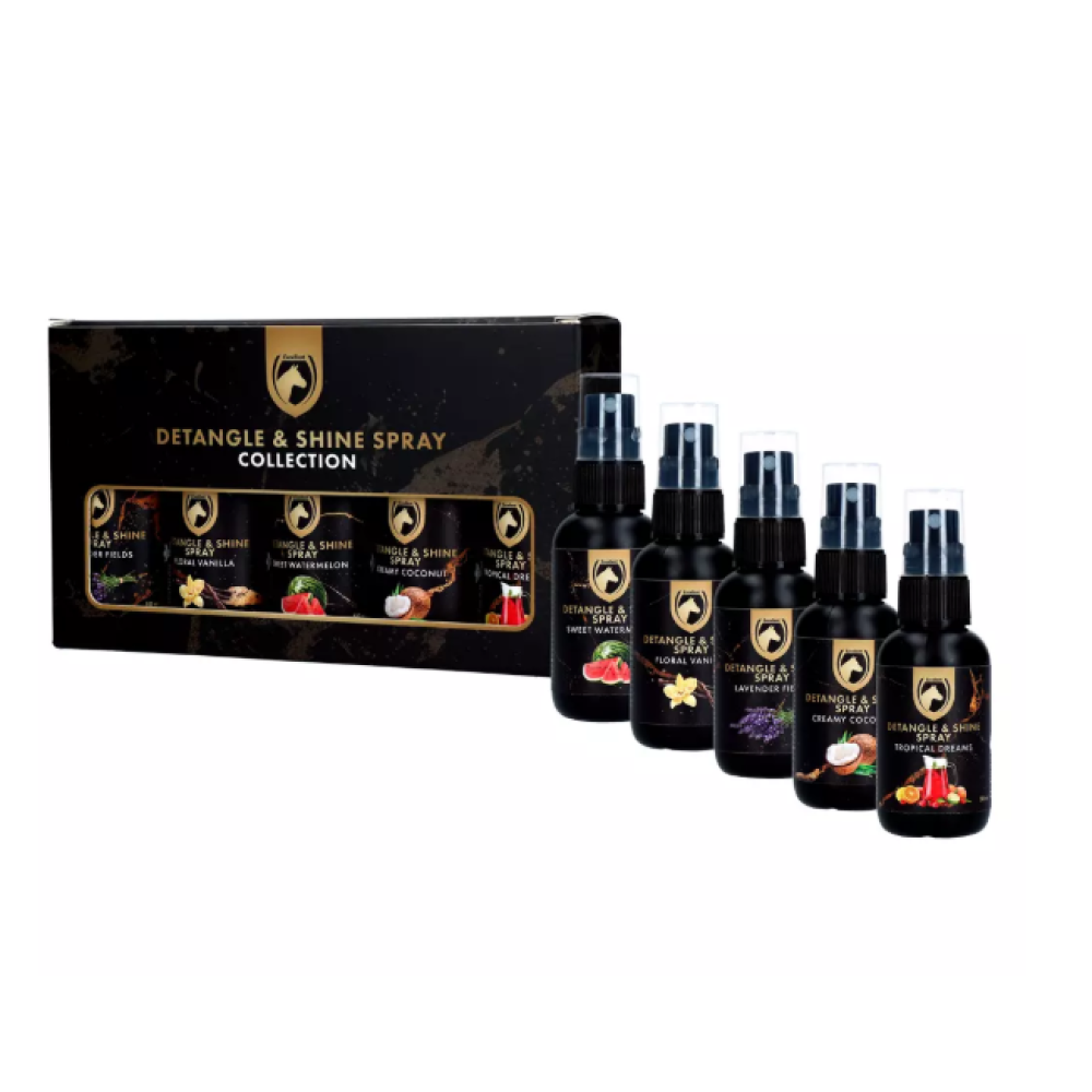 EXCELLENT HORSE DETANGLE AND SHINE SPRAY GIFT SET 5x50 ML