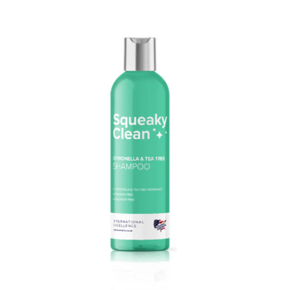 ŠAMPŪNAS EQUINE AMERICA SQUEAKY CLEAN CITRONELLA AND TEA TREE SHAMPOO 1L
