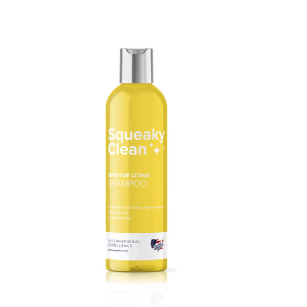 ŠAMPŪNAS EQUINE AMERICA SQUEAKY CLEAN SENSITIVE CITRUS 1L