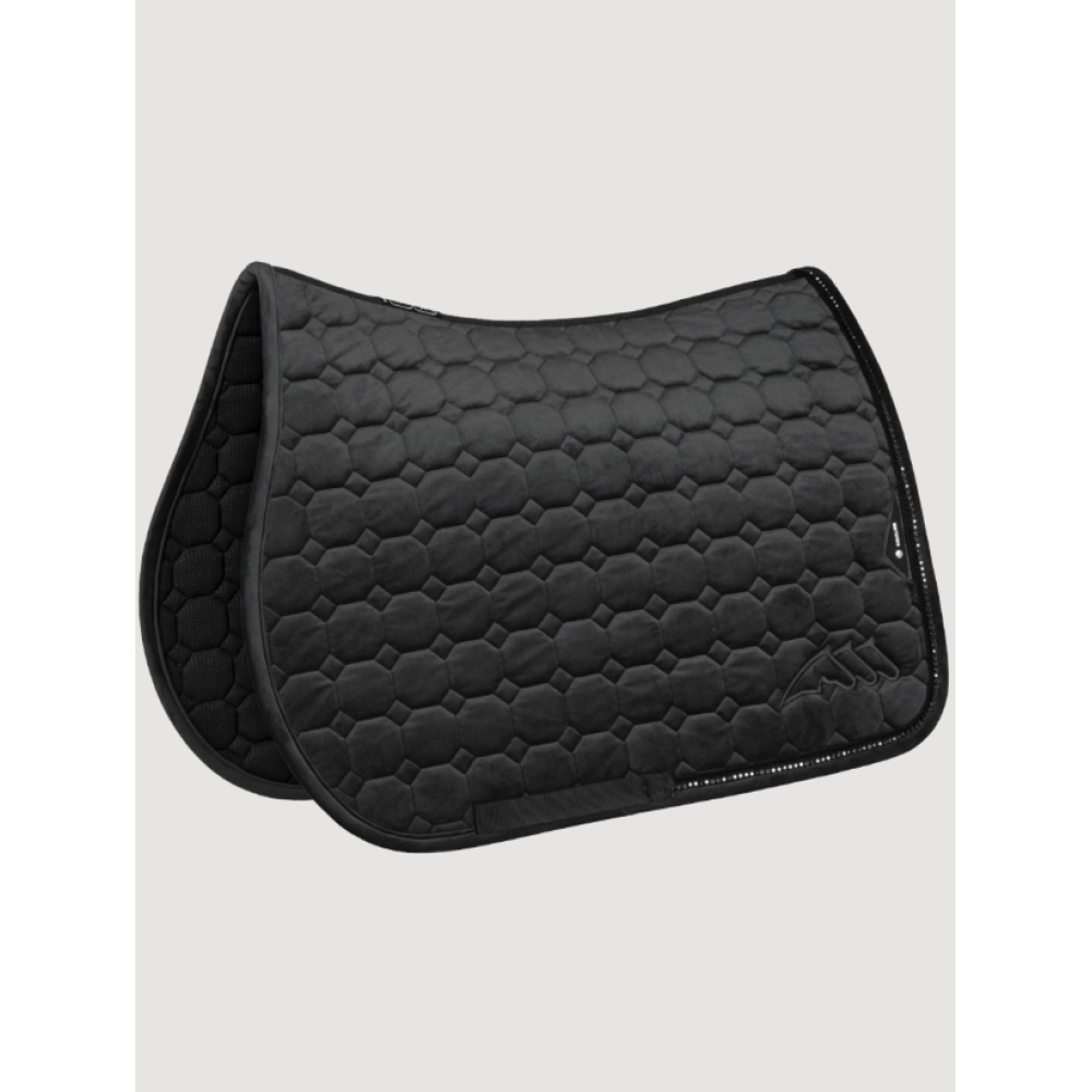 POBALNIS EQUILINE EQENTI OCTAGON VELVET SADDLE PAD (Juoda)