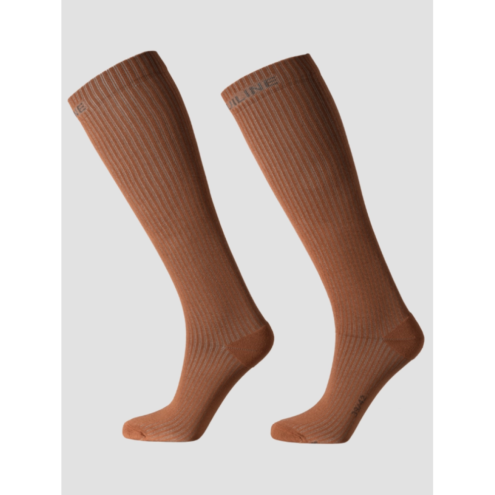 RIDING SOCKS EQUILINE EQERTE (Mocha Mousse)