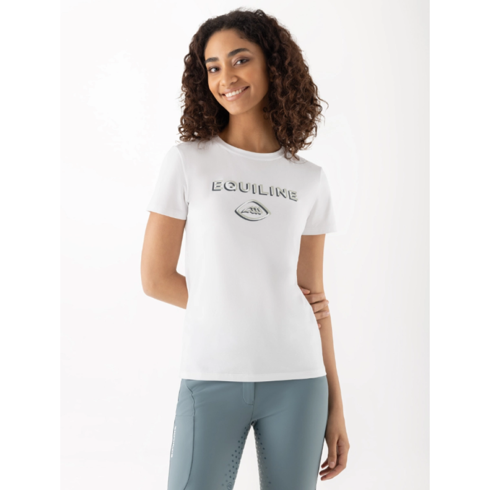 T-SHIRT EQUILINE EQCALOP (White)