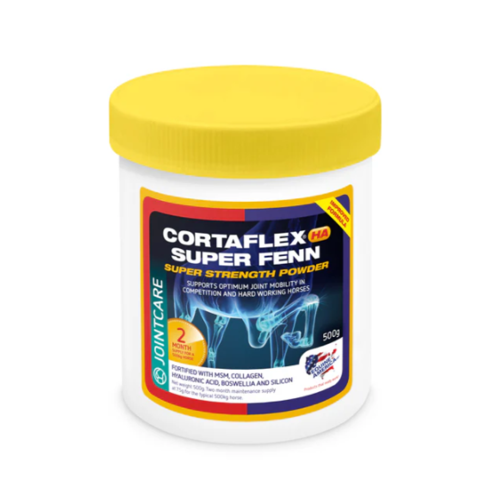 PAPILDAS ŽIRGAMS EQUINE AMERICA CORTAFLEX HA SUPER FENN POWDER 500G