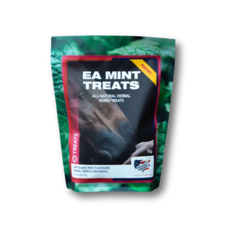 SKANĖSTAI EQUINE AMERICA MINT TREATS 1KG