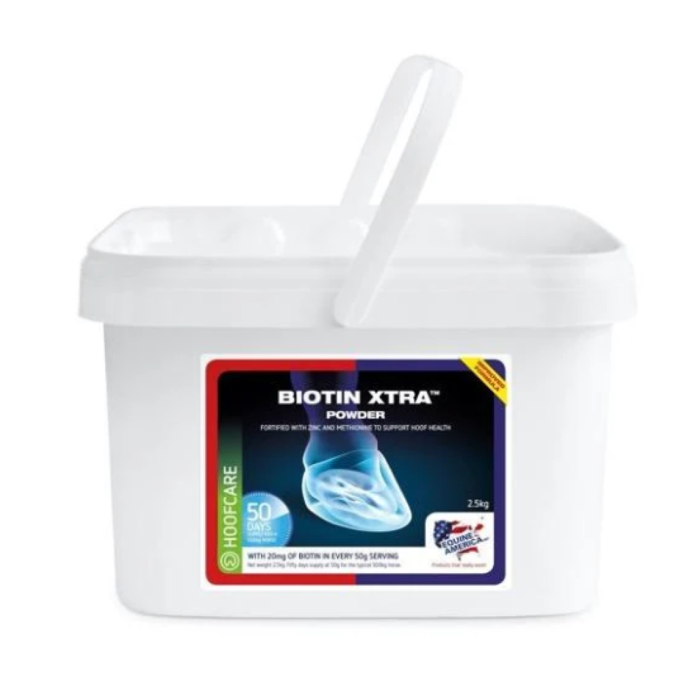 HORSE SUPPLEMENT EQUINE AMERICA BIOTIN XTRA POWDER 2.5KG