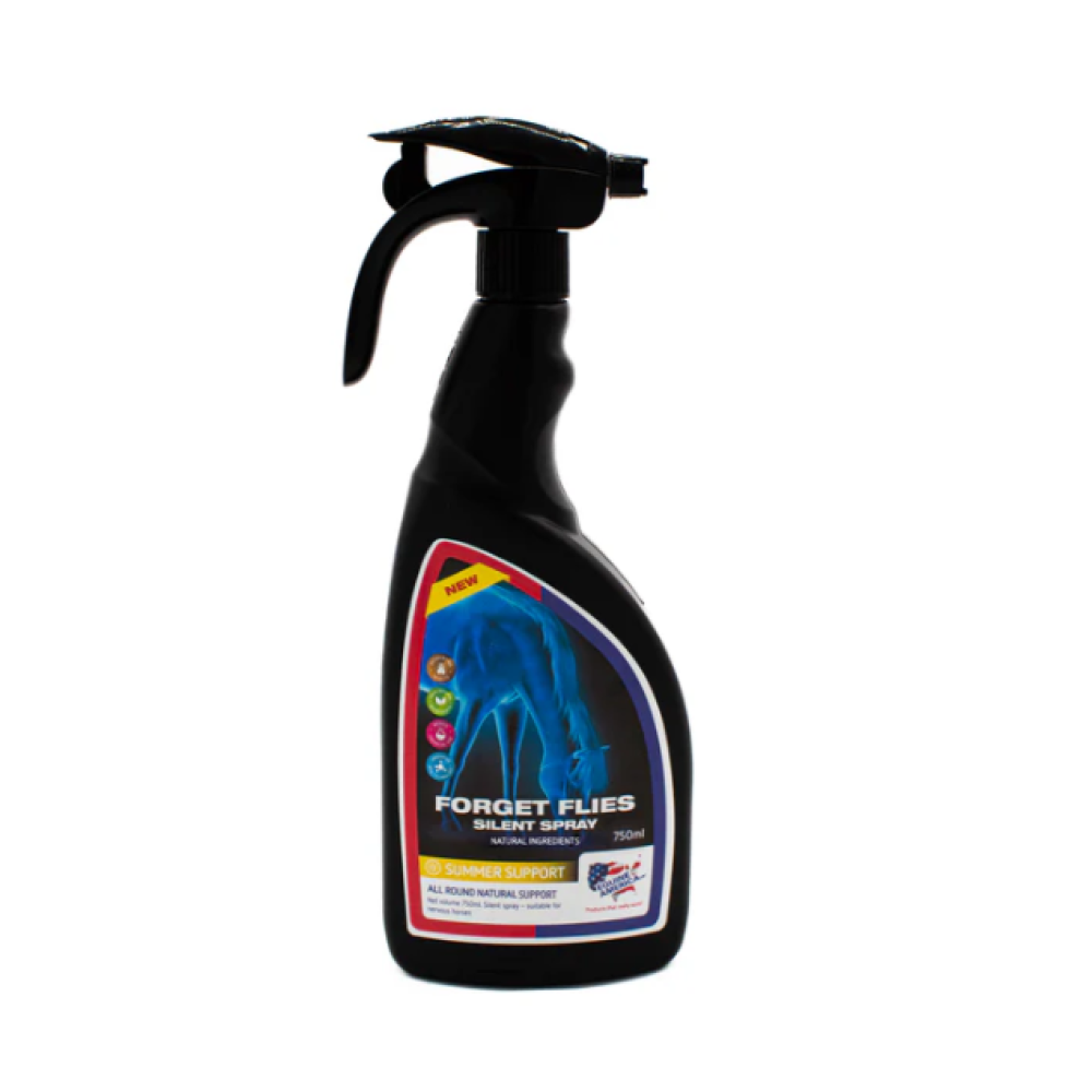 PURŠKALAS NUO MAŠALŲ EQUINE AMERICA FORGET FLIES SPRAY 750ML