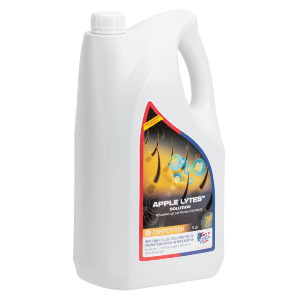 HORSE SUPPLEMENT EQUINE AMERICA APPLE LYTES SOLUTION 5L