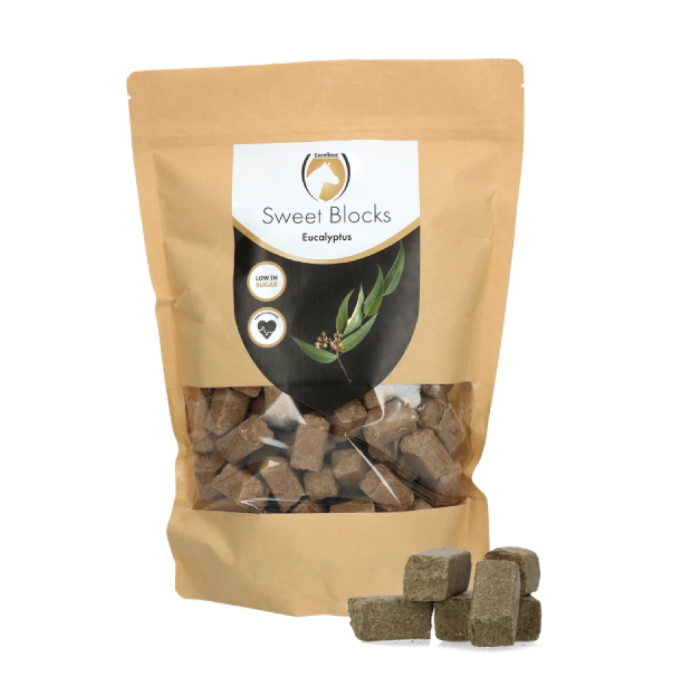 SKANĖSTAI ŽIRGAMS SWEET BLOCKS EUCALYPTUS 1KG