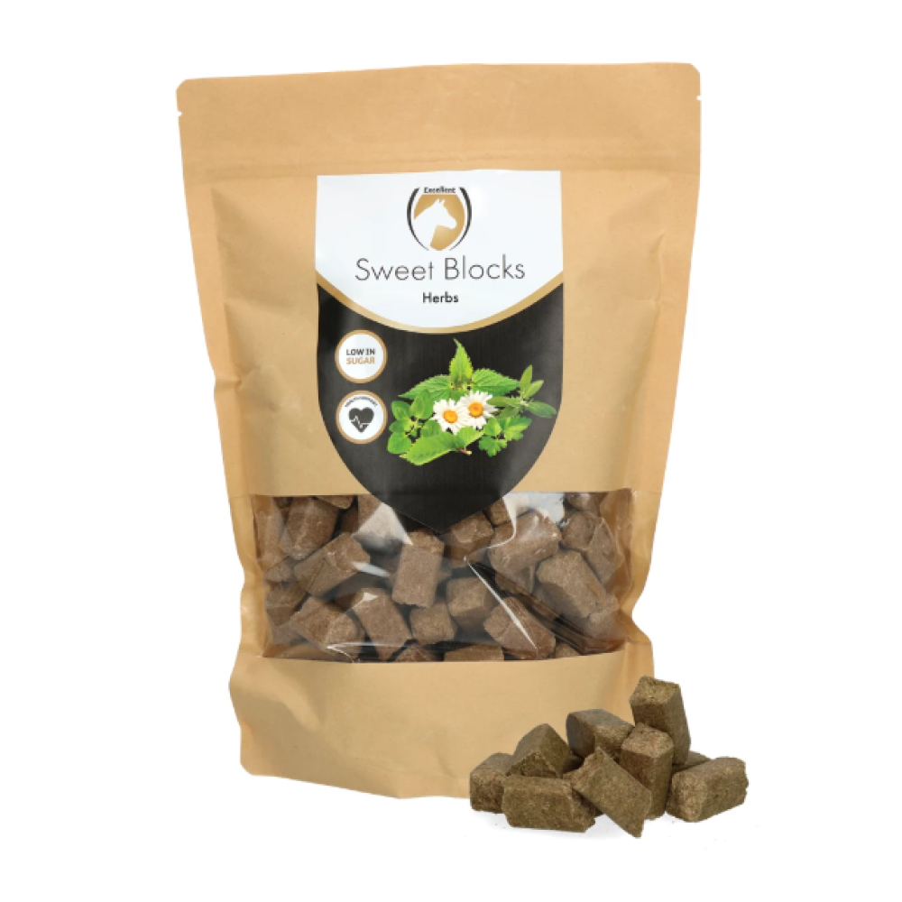 SKANĖSTAI ŽIRGAMS SWEET BLOCKS HERBS 1KG