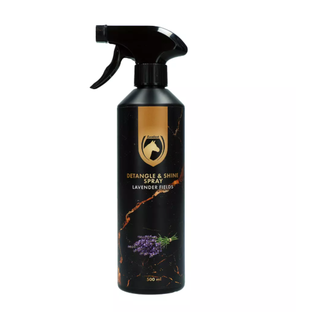 KONDICIONIERIUS KARČIAMS IR UODEGAI EXCELLENT HORSE DETANGLE AND SHINE SPRAY 500ML LAVENDER DREAMS