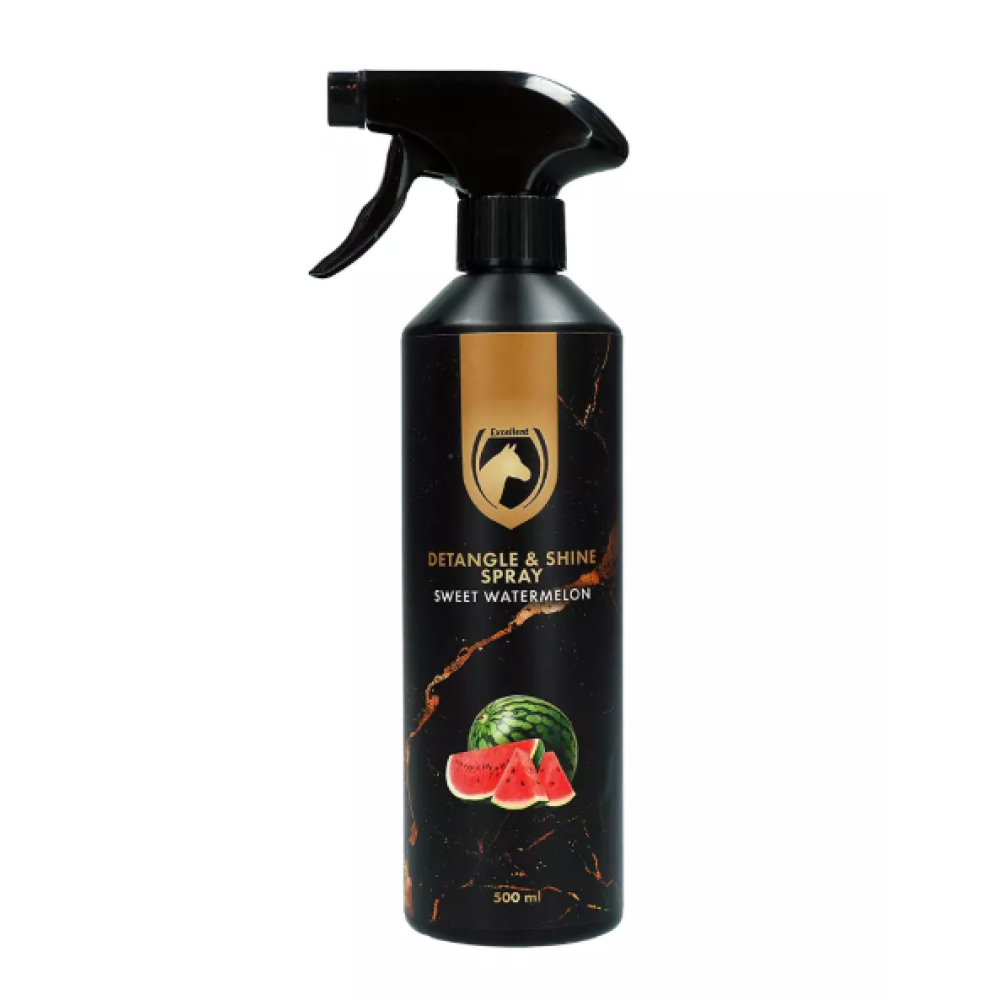 KONDICIONIERIUS KARČIAMS IR UODEGAI EXCELLENT HORSE DETANGLE AND SHINE SPRAY 500ML SWEET WATERMELON