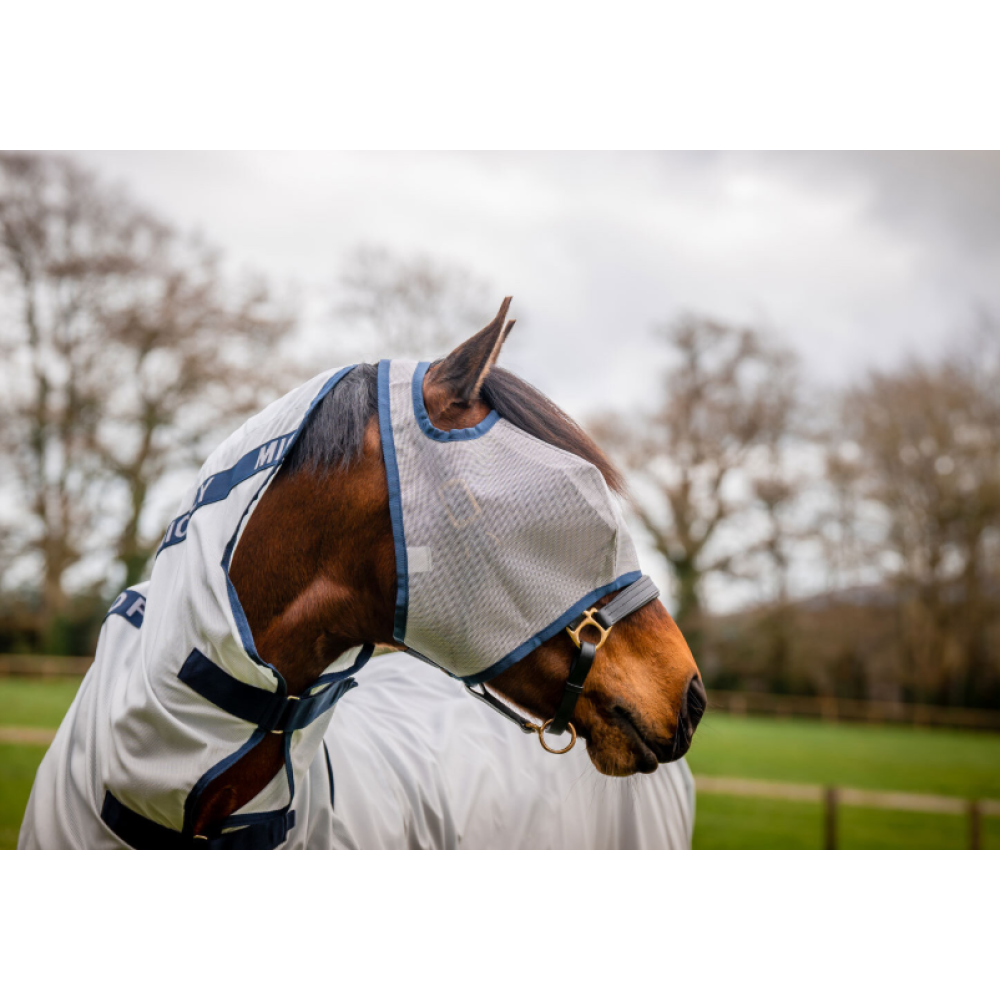 KAUKĖ NUO MUSIŲ HORSEWARE MIO FLY MASK (Navy)