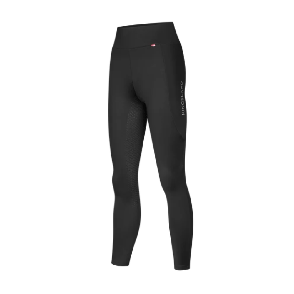 БРИДЖИ ДЛЯ ВЕРХОВОЙ ПОЕЗДКИ KINGSLAND KLAMANDA LADIES BRUSHED FULL GRIP F-TEC4 (Black)