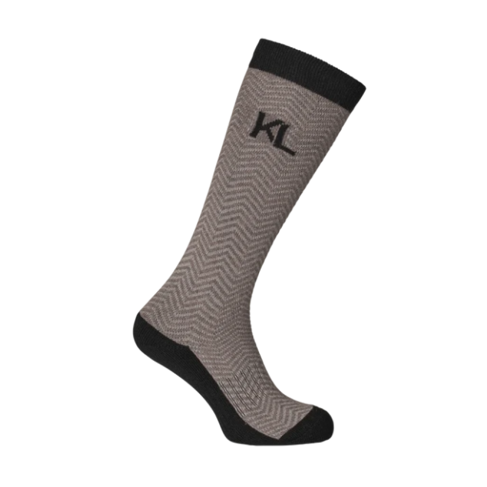SOCKS KINGSLAND KLAUDREY KNEE LENGHT WOOLMIX (Brown Iron)
