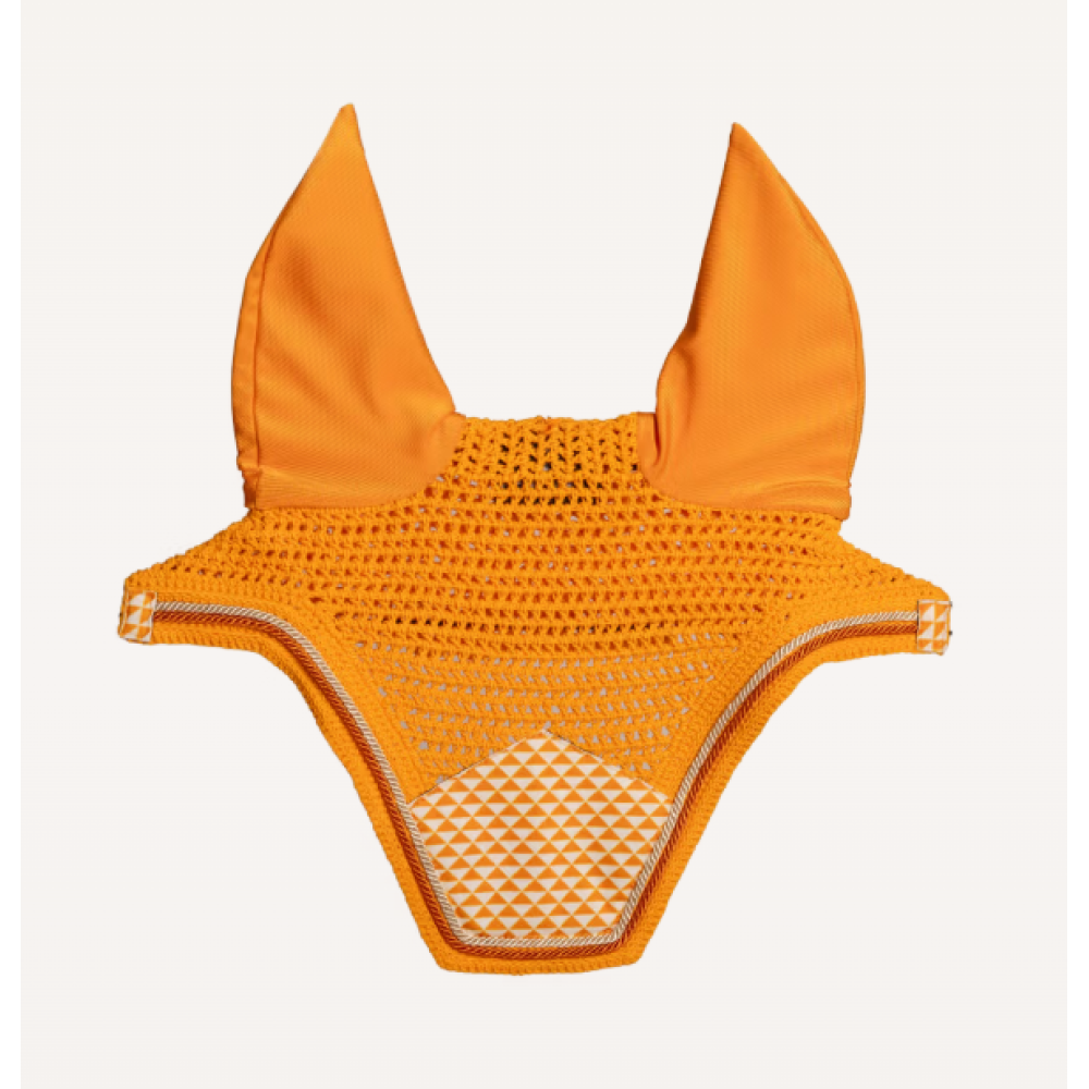 FLY VEIL KENTUCKY WELLINGTON VELVET PRINTING (Orange)