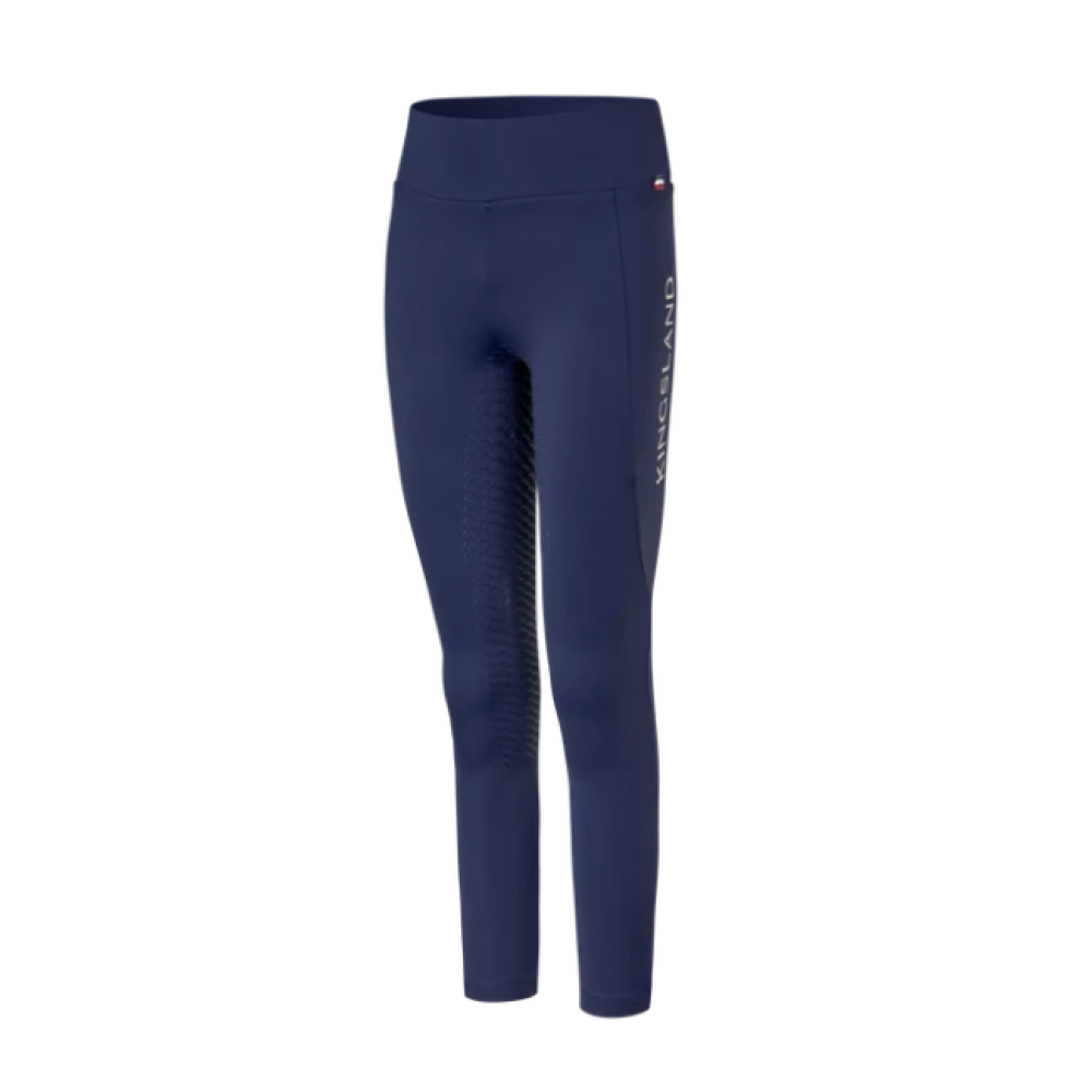 RIDING TIGHTS KINGSLAND KLALEXIS JUNIOR FULL GRIP BRUSHED F-TEC 5 (Evening Blue)