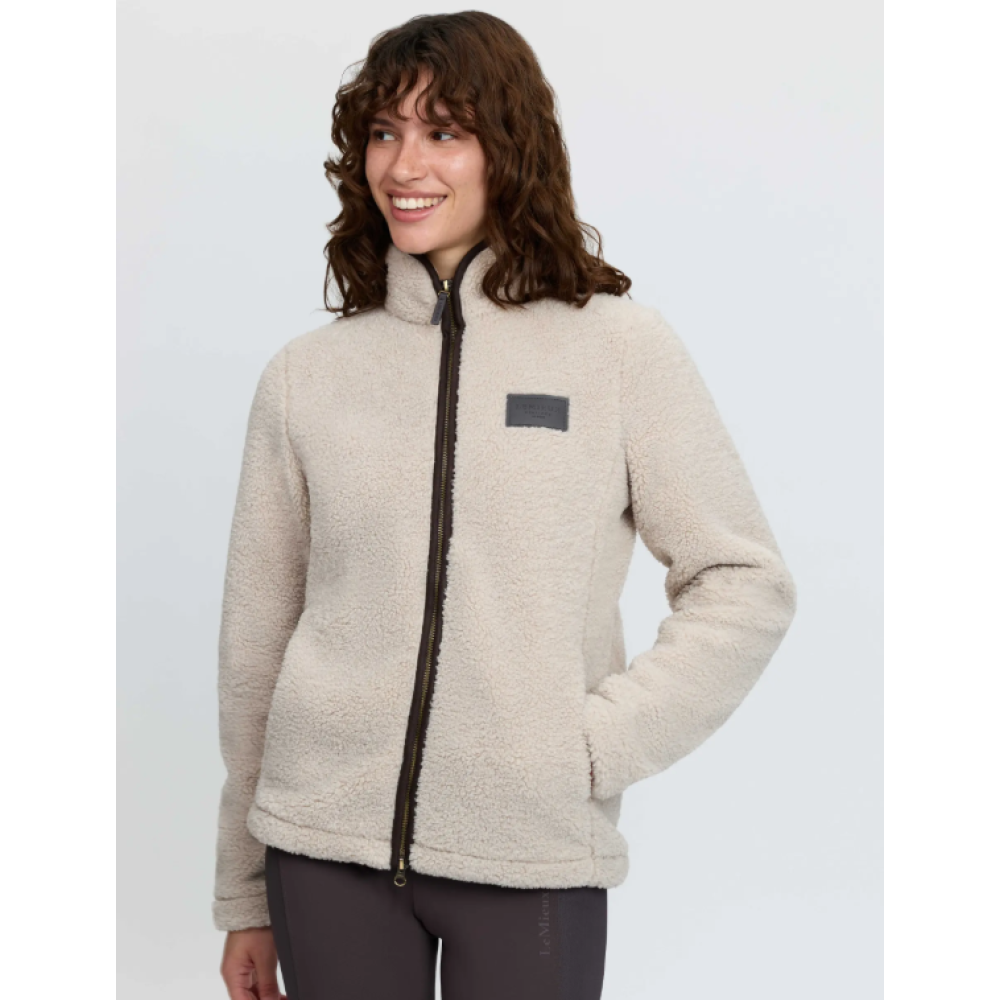 LEMIEUX HERITAGE BORG ZIP JACKET (Stone)