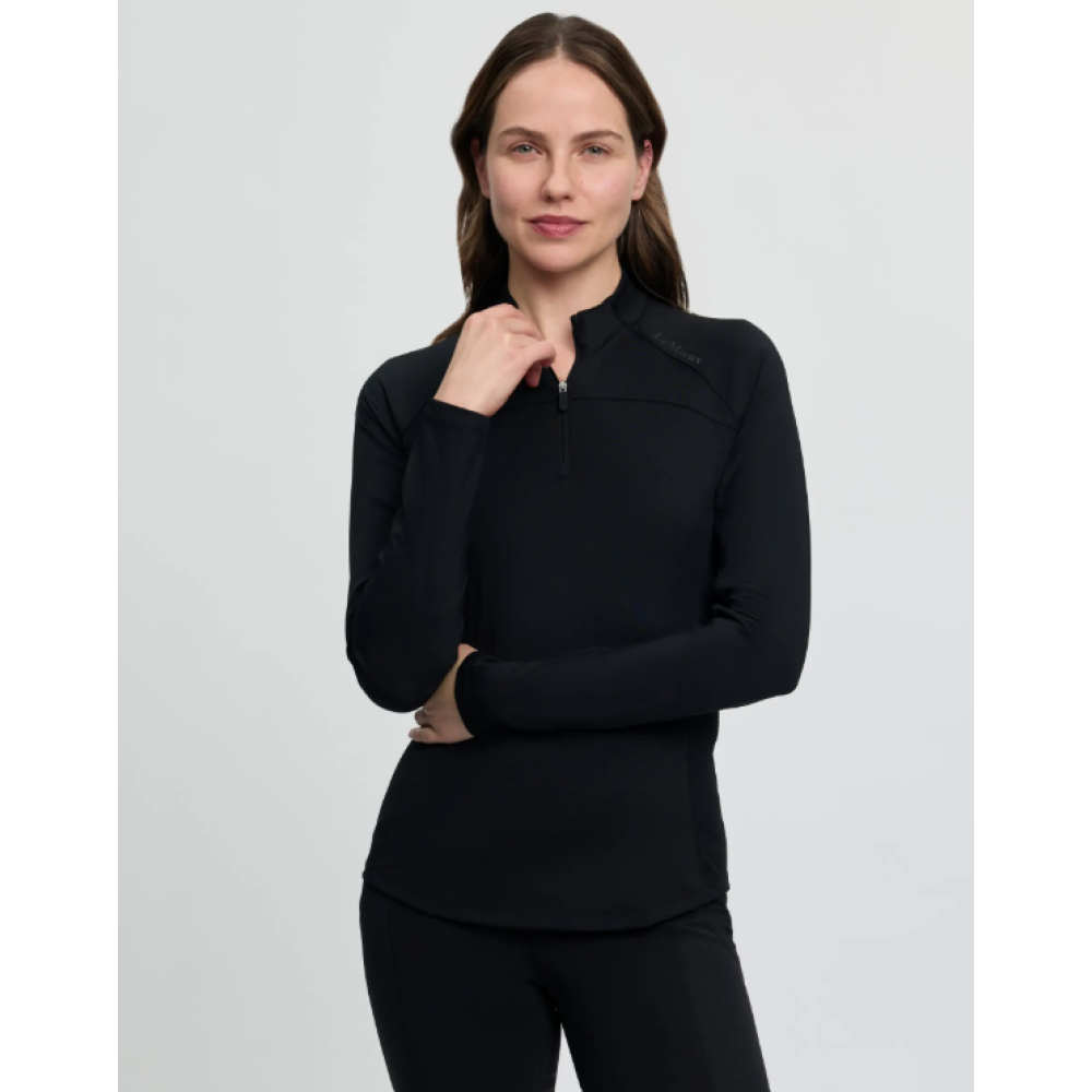 LEMIEUX AIRFLOW LONG SLEEVE BASE LAYER (Black)