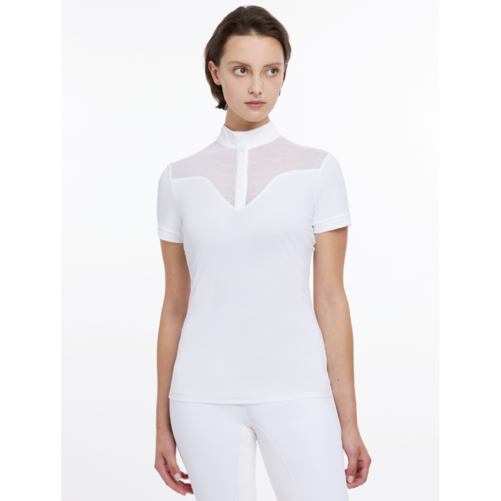 VARŽYBINIAI MARŠKINĖLIAI LEMIEUX EMILY SHORT SLEEVE (Balta)