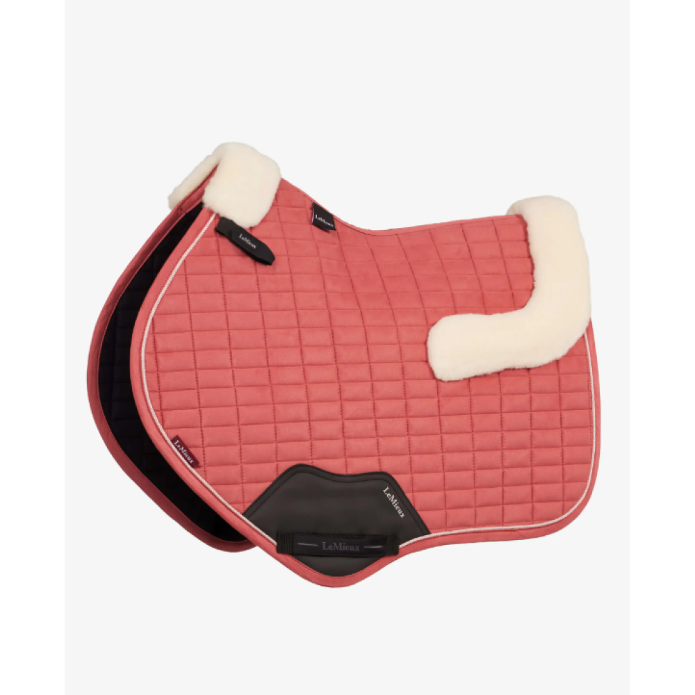 SADDLE PAD LEMIEUX MERINO+ SUEDE CLASSIC CLOSE CONTACT SQUARE (Spiced Earth)
