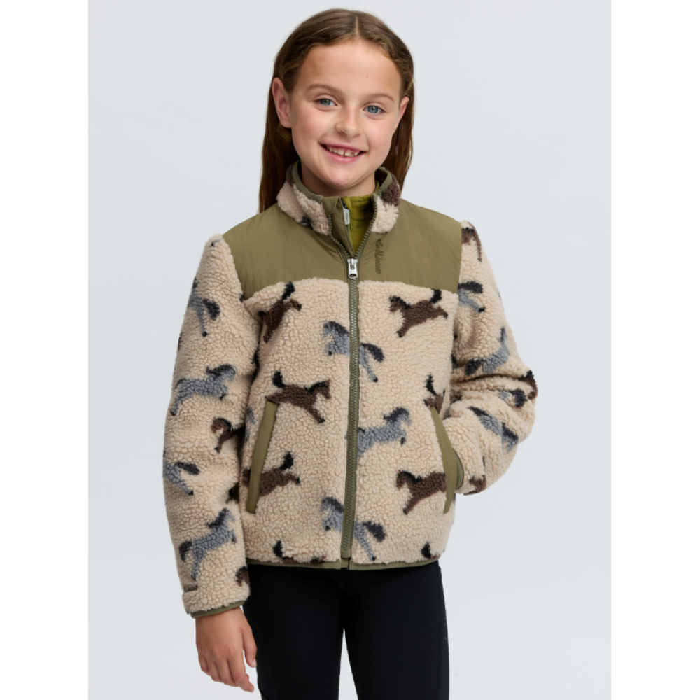 VAIKIŠKAS DŽEMPERIS LEMIEUX MINI THEO PONY FLEECE (Willow Green)