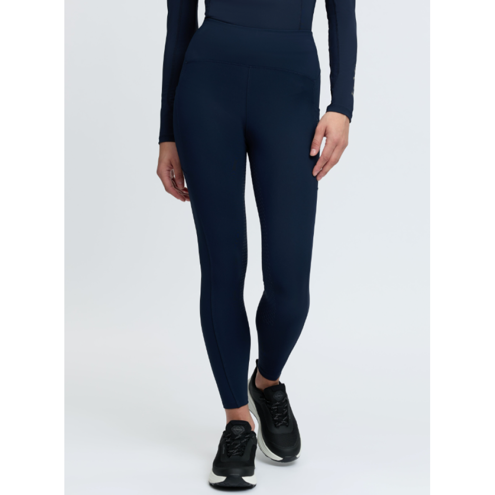 RIDING TIGHTS LEMIEUX NATALIE BRUSHED PULL ON (Navy)