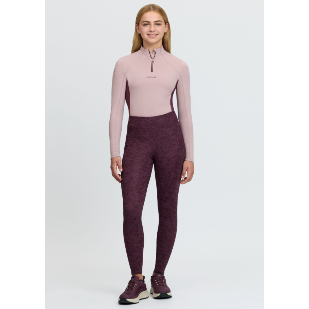 YOUNG RIDERS BREECHES LEMIEUX ORLA PULL ONS (Bramble)