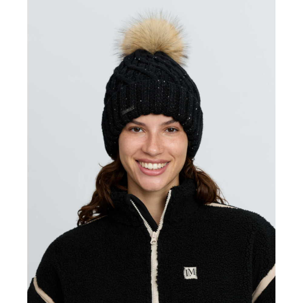 LEMIEUX BERNIE SEQUIN BEANIE (Black)