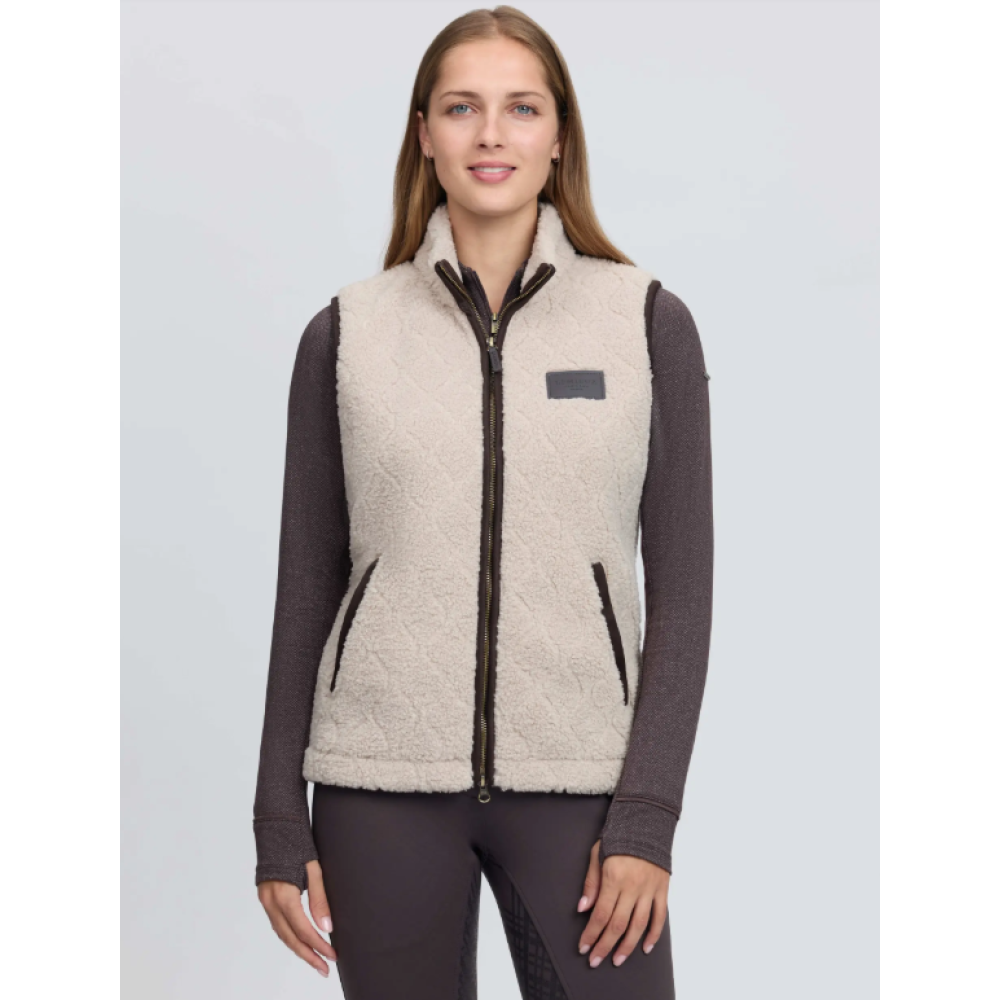 LEMIEUX HERITAGGE BORG GILET (Stone)