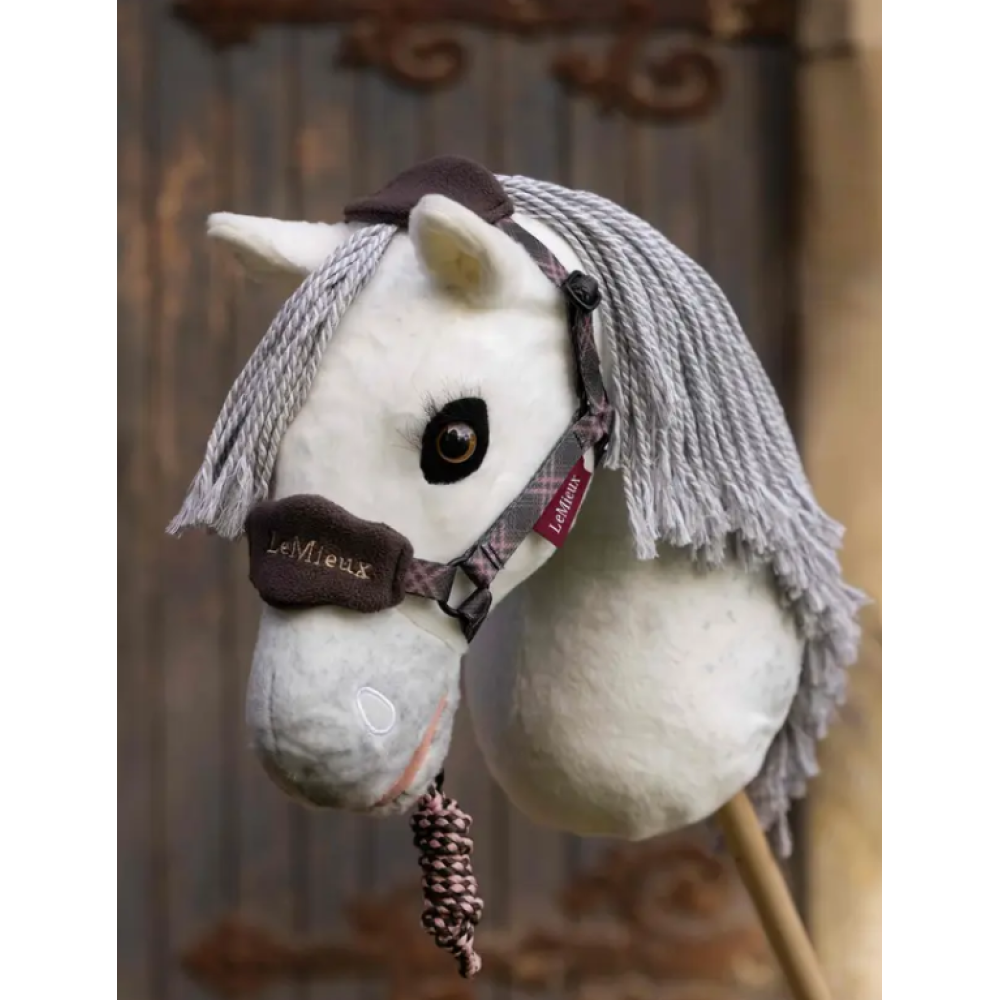 TOY HEADCOLLAR WITH LEADROPE  FOR HOBBY HORSE HERITAGE VOGUE (Cocoa)
