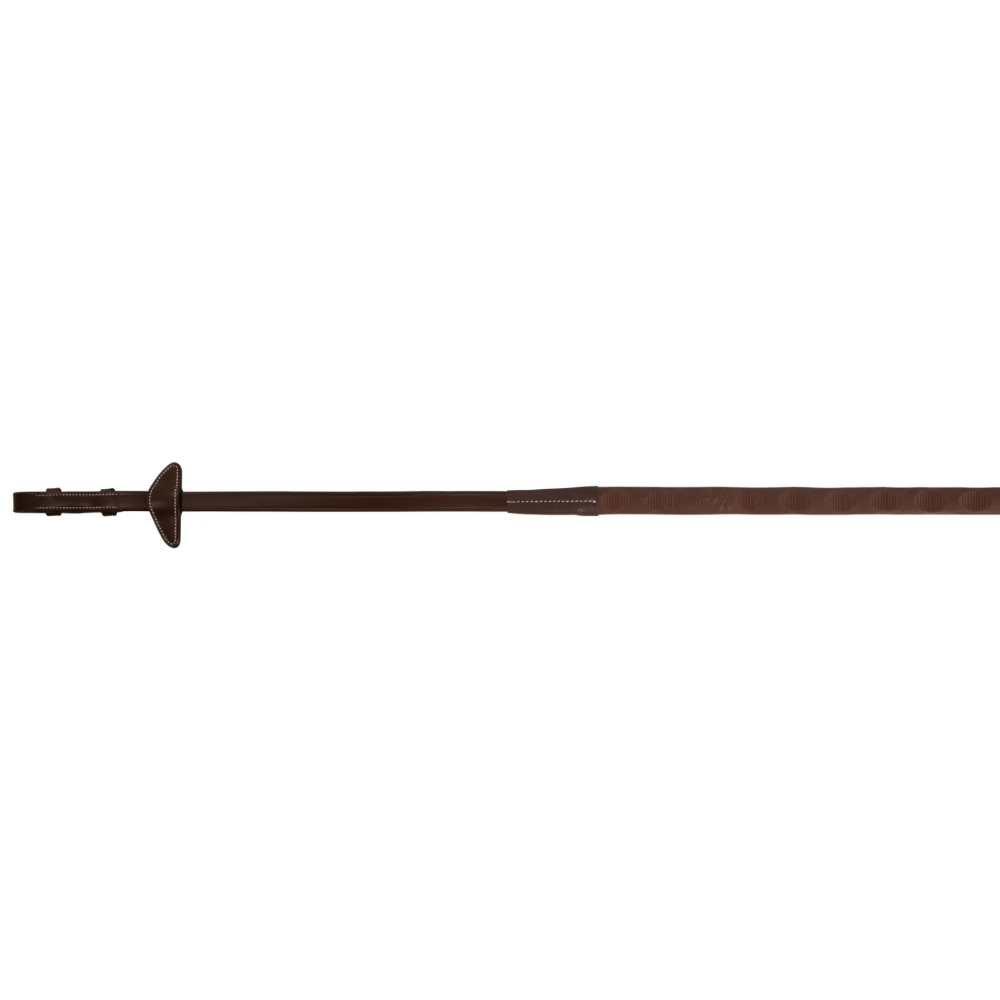 РЕЗИНОВЫЕ ПОВОДЬЯ RUBBER REINS LIPPO SELECTED MAGNA THUMB STOPS (Oak Bark)
