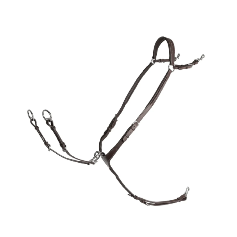 ПОДПЕРСЬЕ BREASTPLATE WITH MARTINGALE LIPPO (Chocolate)