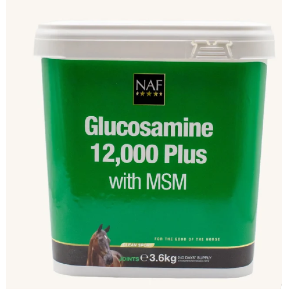SUPPLEMENT NAF GLUCOSAMINE 12,000 PLUS WITH MSM 3.6KG