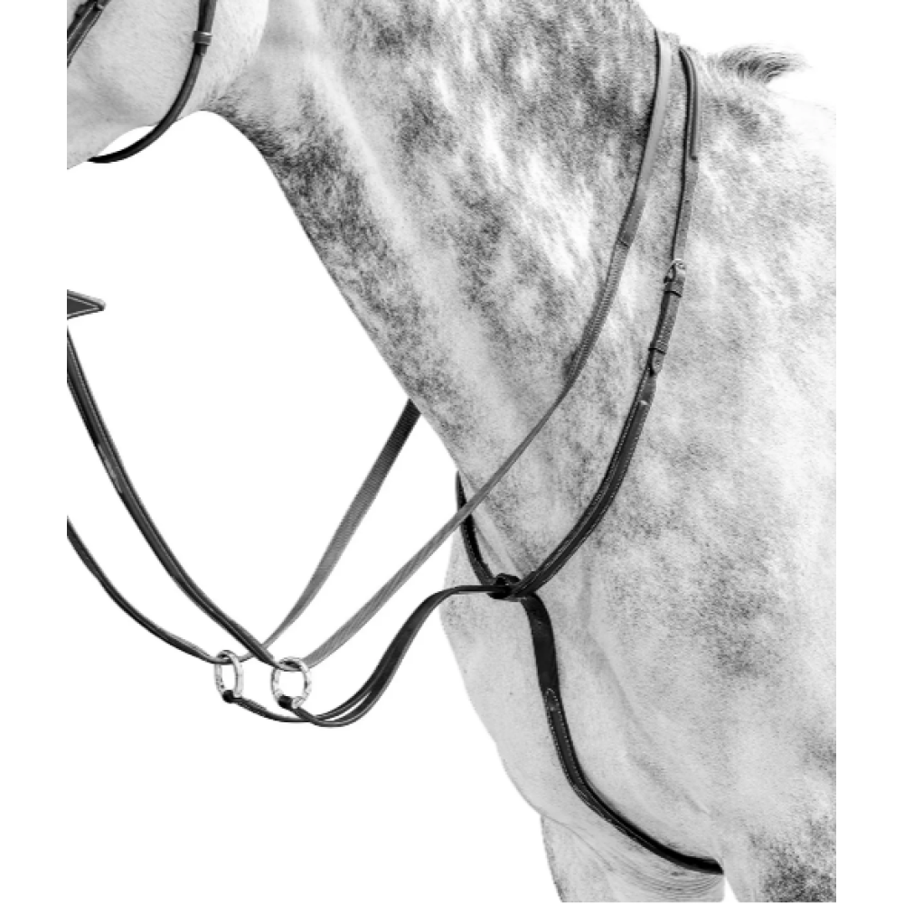 MARTINGALAS PRESTIGE RAISED RUNNING MARTINGALE 3E054 (Juoda)
