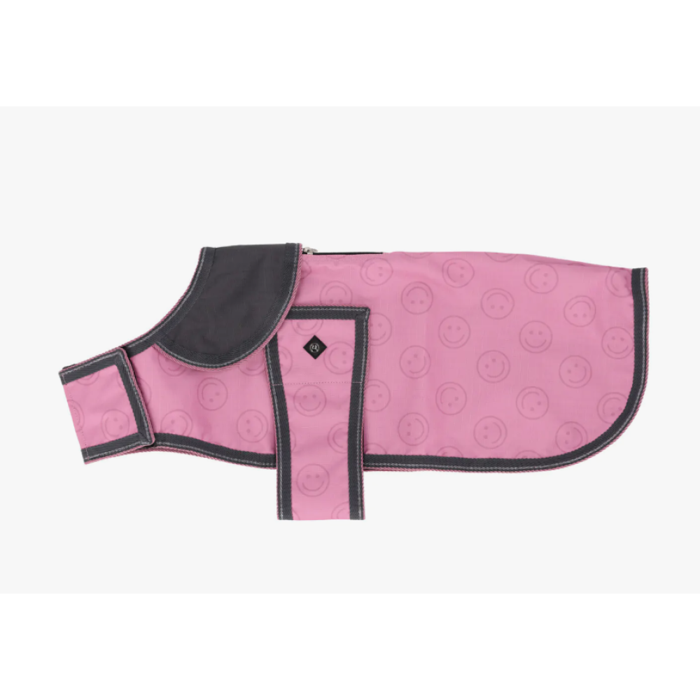 DOG COAT QHP TURNOUT COLLECTION (Cheery Pink)