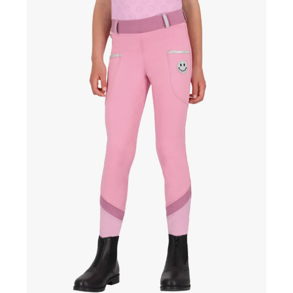 QHP RIDING TIGHTS ROSALYNN CHEERY PINK